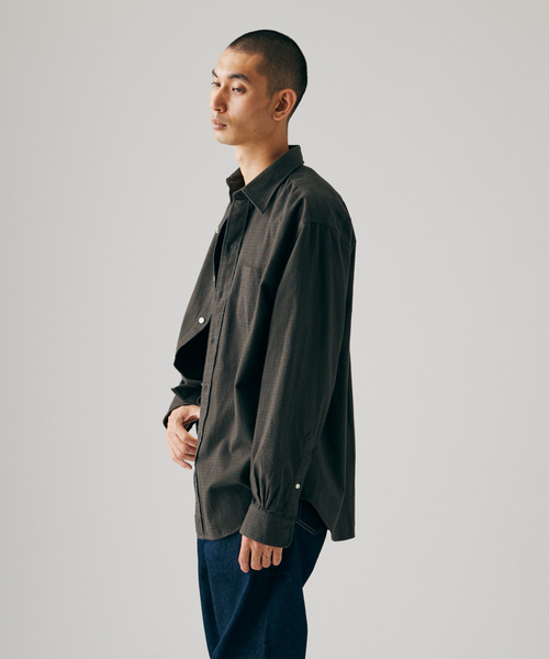 BROOKS BROTHERS（ブルックスブラザーズ）の「Brooks Brothers / ブルックス ブラザーズ 別注 RC チェック シャツ（シャツ/ブラウス・メンズ・ブラウン系その他/ベージュ/チャコールグレー・LARGE/SMALL/MEDIUM）」の16枚目の写真