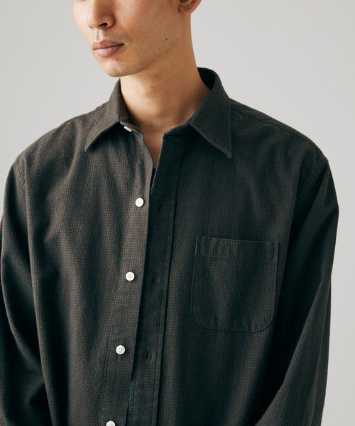 BROOKS BROTHERS（ブルックスブラザーズ）の「Brooks Brothers / ブルックス ブラザーズ 別注 RC チェック シャツ（シャツ/ブラウス・メンズ・ブラウン系その他/ベージュ/チャコールグレー・LARGE/SMALL/MEDIUM）」の18枚目の写真