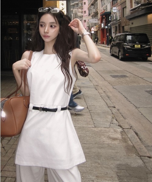 semplice（センプリチェ）の「カットソー（Tシャツ/カットソー・レディース・ホワイト/ブラック・F）」の7枚目の写真