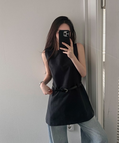 semplice（センプリチェ）の「カットソー（Tシャツ/カットソー・レディース・ホワイト/ブラック・F）」の14枚目の写真