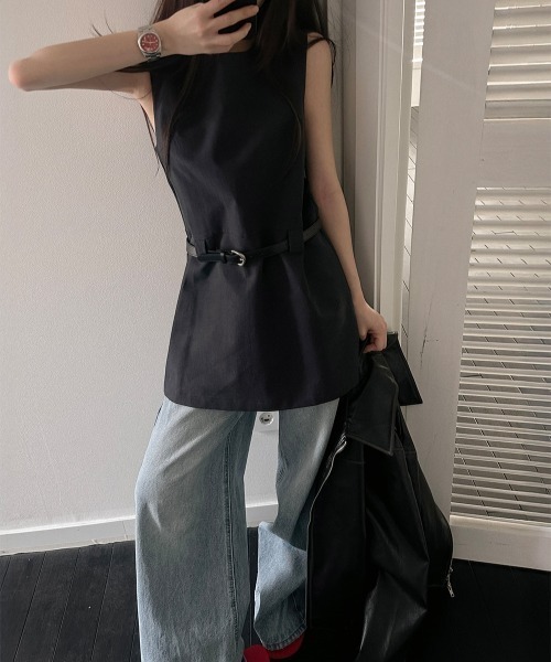semplice（センプリチェ）の「カットソー（Tシャツ/カットソー・レディース・ホワイト/ブラック・F）」の16枚目の写真
