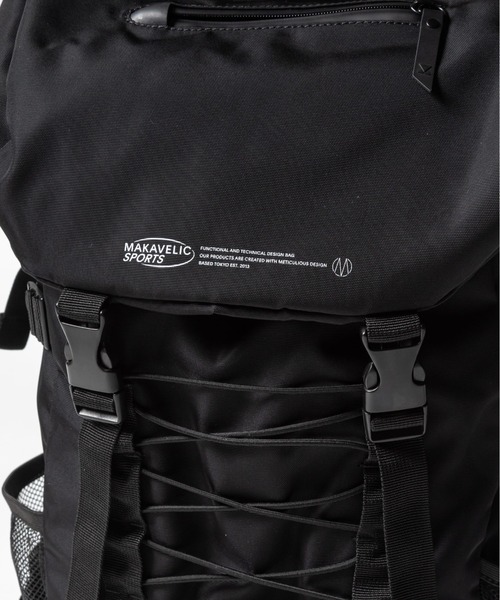 MAKAVELIC(マキャベリック)の「【es】【MAKAVELIC】ACTIVE BACKPACK(バックパック/リュック・メンズ・ブラック・FREE)」の4枚目の写真