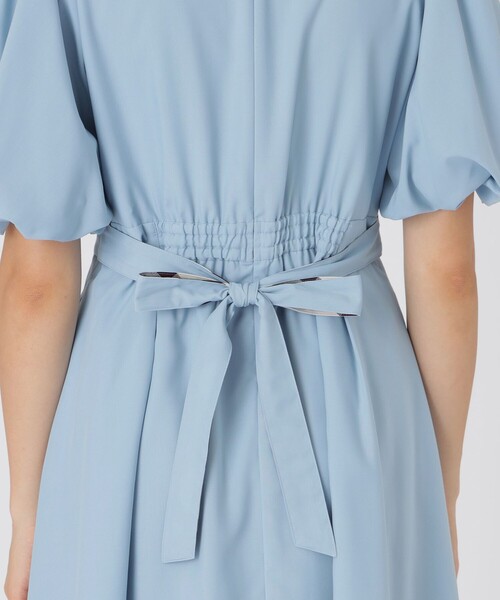 BLUE LABEL CRESTBRIDGE（ブルーレーベルクレストブリッジ）の「スクエアネックドレス（ワンピース・レディース・ダークネイビー/ブルー系その他2・36/38）」の10枚目の写真