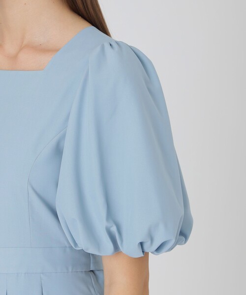 BLUE LABEL CRESTBRIDGE（ブルーレーベルクレストブリッジ）の「スクエアネックドレス（ワンピース・レディース・ダークネイビー/ブルー系その他2・36/38）」の11枚目の写真