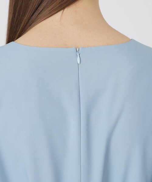 BLUE LABEL CRESTBRIDGE（ブルーレーベルクレストブリッジ）の「スクエアネックドレス（ワンピース・レディース・ダークネイビー/ブルー系その他2・36/38）」の12枚目の写真