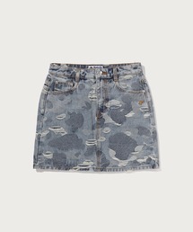 A BATHING APE（アベイシングエイプ）の「SOLID CAMO JACQUARD DENIM SKIRT（デニムスカート）」