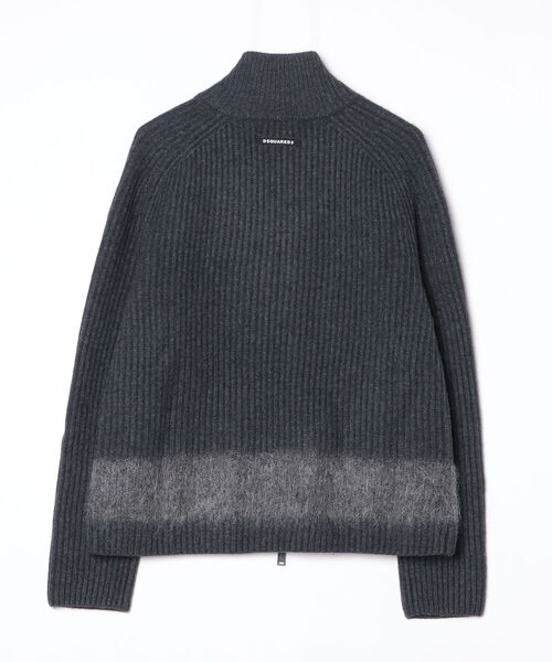 DSQUARED2(ディースクエアード)の「Zipped Cardigan/0252(カーディガン/ボレロ・メンズ・グレー・S)」の2枚目の写真