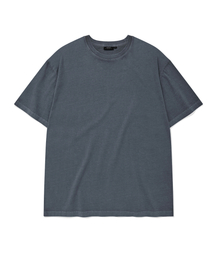 PIGMENT WASHED SHORT SLEEVES (BLUE)