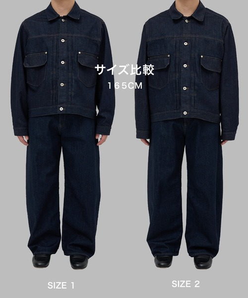STUDIOUS(ステュディオス)の「【STUDIOUS】2ndType Denim Jacket(デニムジャケット・メンズ・インディゴブルー/ブラック・2/1)」の7枚目の写真