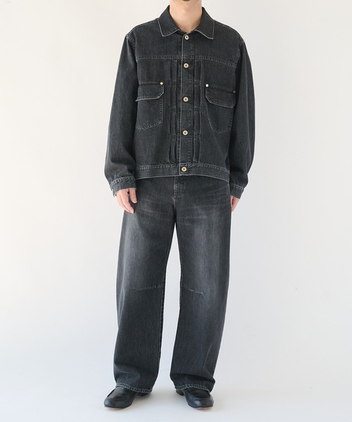 STUDIOUS(ステュディオス)の「【STUDIOUS】2ndType Denim Jacket(デニムジャケット・メンズ・インディゴブルー/ブラック・2/1)」の10枚目の写真