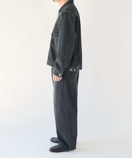 STUDIOUS(ステュディオス)の「【STUDIOUS】2ndType Denim Jacket(デニムジャケット・メンズ・インディゴブルー/ブラック・2/1)」の11枚目の写真