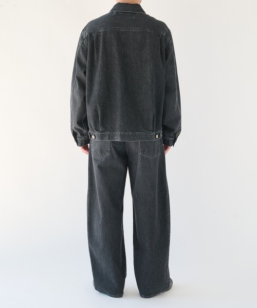 STUDIOUS(ステュディオス)の「【STUDIOUS】2ndType Denim Jacket(デニムジャケット・メンズ・インディゴブルー/ブラック・2/1)」の12枚目の写真