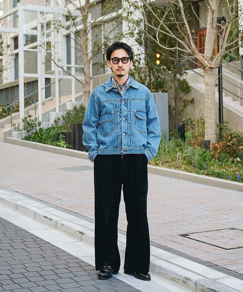 STUDIOUS(ステュディオス)の「【STUDIOUS】2ndType Denim Jacket(デニムジャケット・メンズ・インディゴブルー/ブラック・2/1)」の20枚目の写真