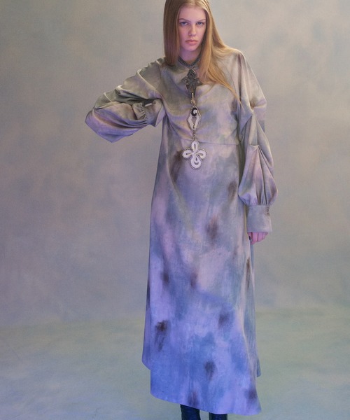 RUMCHE(ラムシェ)の「Soapstone Shirt Dress / ソープストーンシャツドレス(ワンピース・レディース・ライトグレー・FREE)」の1枚目の写真