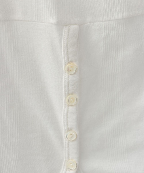 Robert P.Miller（ロバート ピー ミラー）の「[WEB限定]【miller】Light Prib layer PO（Tシャツ/カットソー・レディース・オフホワイト/ブラック/オレンジ・FREE）」の13枚目の写真