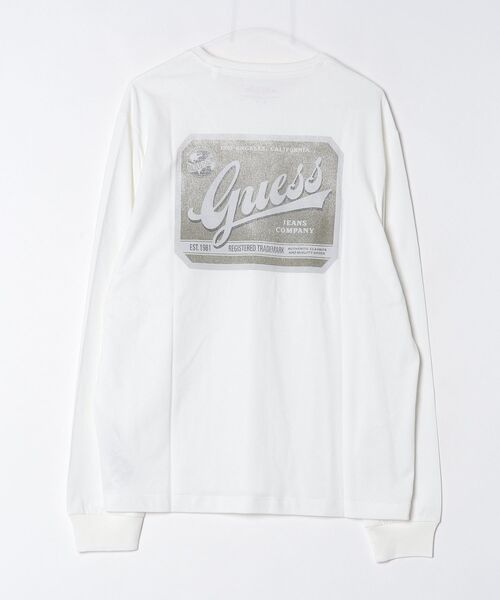 GUESS JEANS(ゲスジーンズ)の「GUESS JEANS Jean Co. LS Tee Tシャツ 長袖 ロンT(Tシャツ/カットソー・メンズ・ホワイト/ブラック・SMALL/X-LARGE/LARGE/MEDIUM)」の10枚目の写真