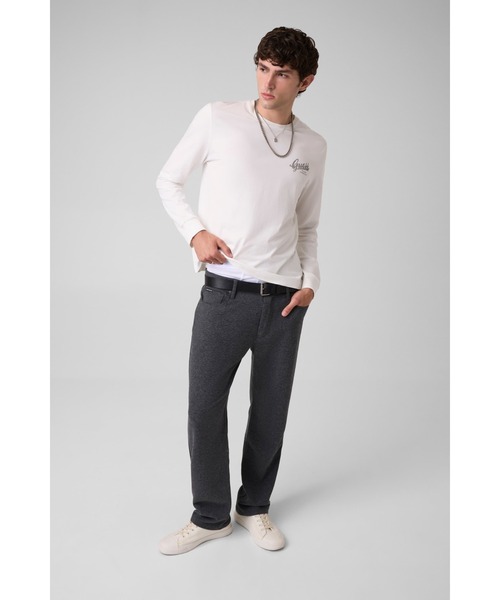 GUESS JEANS(ゲスジーンズ)の「GUESS JEANS Jean Co. LS Tee Tシャツ 長袖 ロンT(Tシャツ/カットソー・メンズ・ホワイト/ブラック・SMALL/X-LARGE/LARGE/MEDIUM)」の5枚目の写真