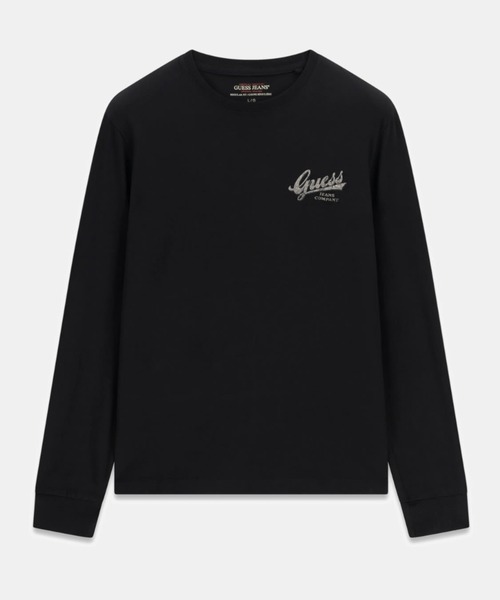 GUESS JEANS(ゲスジーンズ)の「GUESS JEANS Jean Co. LS Tee Tシャツ 長袖 ロンT(Tシャツ/カットソー・メンズ・ホワイト/ブラック・SMALL/X-LARGE/LARGE/MEDIUM)」の9枚目の写真