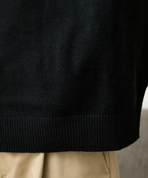 U.S. POLO ASSN.(ユーエスポロアッスン)の「U.S. POLO ASSN. × PUBLUX/ユーエスポロアッスン 別注 スウェットライク ワンポイント 刺繍 ポロ ニット プルオーバー 限定展開(ニット/セーター・メンズ・ブラック/ライトグレー/ブラウン/ネイビー/チャコールグレー/その他・LARGE/MEDIUM/SMALL)」の22枚目の写真