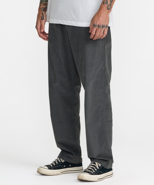 RVCA(ルーカ)の「RVCA メンズ VACANCY CORD ELASTIC ロングパンツ 【2026年秋冬モデル】/ルーカウエストゴムコーデュロイパンツ(その他パンツ・メンズ・グリーン系その他・X-LARGE/LARGE/MEDIUM)」の2枚目の写真