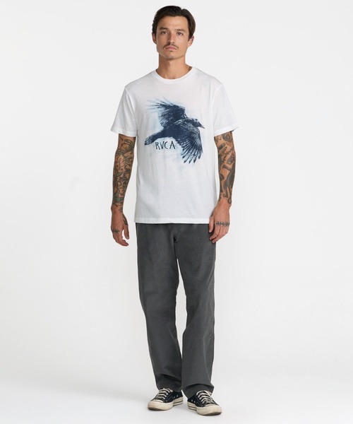 RVCA(ルーカ)の「RVCA メンズ VACANCY CORD ELASTIC ロングパンツ 【2026年秋冬モデル】/ルーカウエストゴムコーデュロイパンツ(その他パンツ・メンズ・グリーン系その他・X-LARGE/LARGE/MEDIUM)」の4枚目の写真