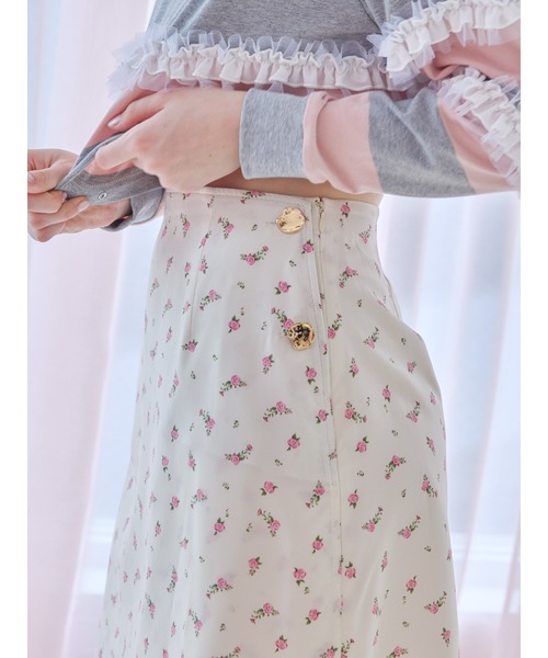 etre loin(エトルワン)の「Lace lined mini skirt / レースライナーミニスカート(スカート・レディース・ホワイト/ブラック/ピンク・M)」の16枚目の写真