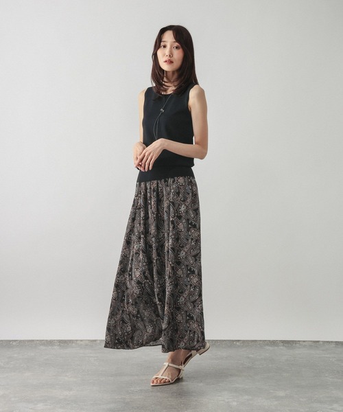 GLOBAL WORK(グローバルワーク)の「ドッキングノースリーブワンピース/1056955(ワンピース・レディース・ブラック/ブラック系その他・FREE)」の4枚目の写真