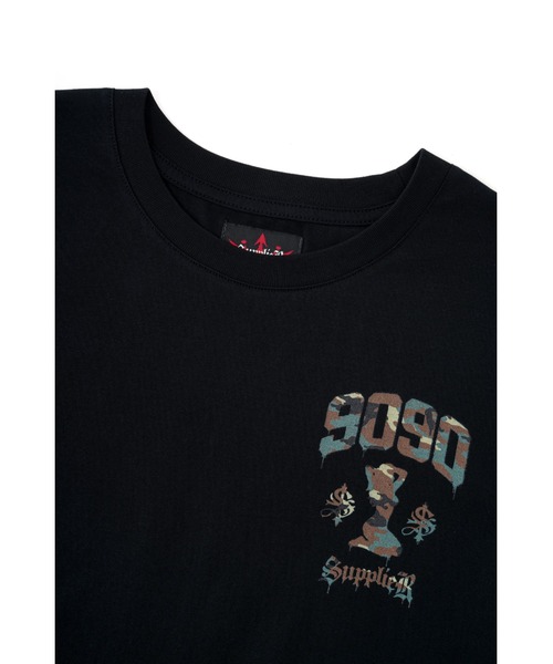 SUPPLIER(サプライヤー)の「Tシャツ|9090 x SUPPLIER Camouflage Sexy Logo Tee|SUPPLIER(Tシャツ/カットソー・メンズ・ブラック/ピンク・SMALL/MEDIUM/LARGE)」の22枚目の写真