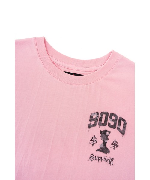 SUPPLIER(サプライヤー)の「Tシャツ|9090 x SUPPLIER Camouflage Sexy Logo Tee|SUPPLIER(Tシャツ/カットソー・メンズ・ブラック/ピンク・SMALL/MEDIUM/LARGE)」の15枚目の写真