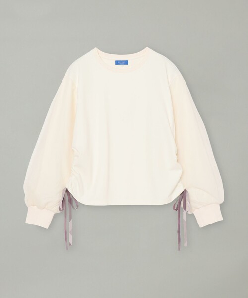 BLUE LABEL CRESTBRIDGE(ブルーレーベルクレストブリッジ)の「チュールスリーブコンビトップス(Tシャツ/カットソー・レディース・ブラック/ホワイト・38)」の10枚目の写真
