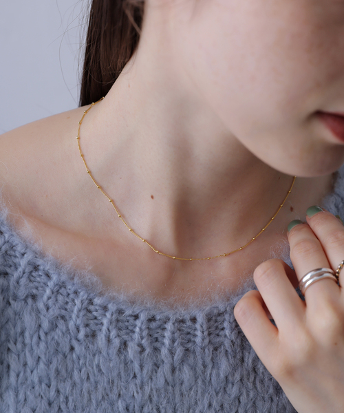 La TOTALITE(ラトータリテ)の「les bon bon/ル ボンボンbotanica seed necklace(ネックレス・レディース・ゴールド・FREE)」の1枚目の写真