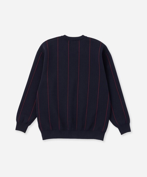 Saturdays Golf(サタデーズゴルフ)の「Jacquard Stripe Crewneck Knit(ニット/セーター・メンズ・ホワイト/ブラック/ネイビー・M/L/S)」の19枚目の写真