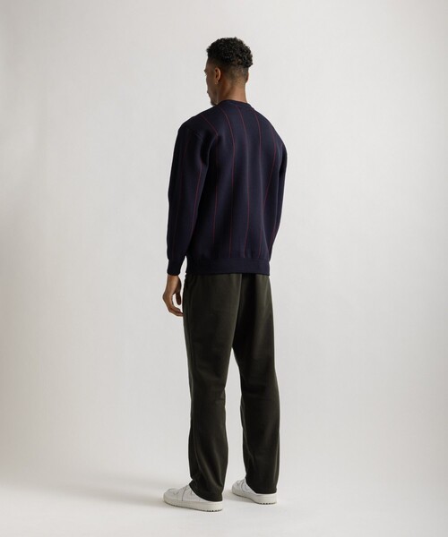 Saturdays Golf(サタデーズゴルフ)の「Jacquard Stripe Crewneck Knit(ニット/セーター・メンズ・ホワイト/ブラック/ネイビー・M/L/S)」の9枚目の写真