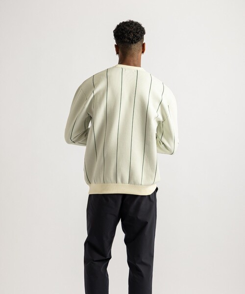 Saturdays Golf(サタデーズゴルフ)の「Jacquard Stripe Crewneck Knit(ニット/セーター・メンズ・ホワイト/ブラック/ネイビー・M/L/S)」の5枚目の写真