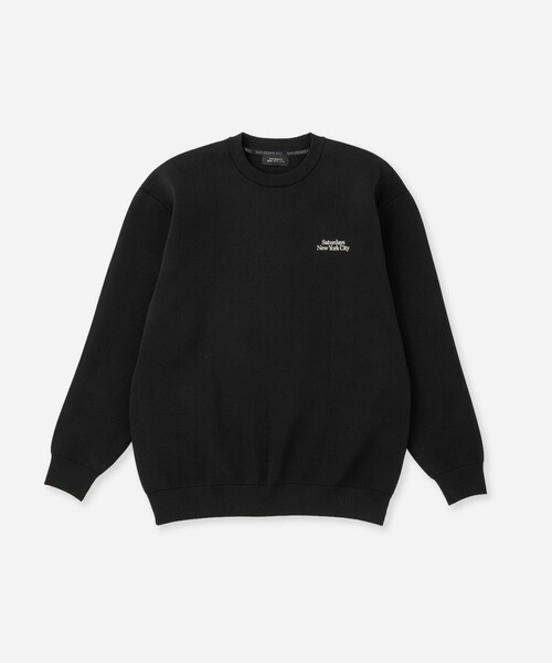 Saturdays Golf(サタデーズゴルフ)の「Jacquard Stripe Crewneck Knit(ニット/セーター・メンズ・ホワイト/ブラック/ネイビー・M/L/S)」の16枚目の写真