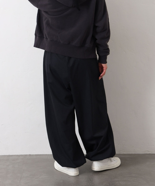JOURNAL STANDARD LUXE（ジャーナルスタンダード　ラックス）の「クリアTR ヘムイージーパンツ（その他パンツ・レディース・グレー/チャコールグレー/ブラック・FREE）」の15枚目の写真
