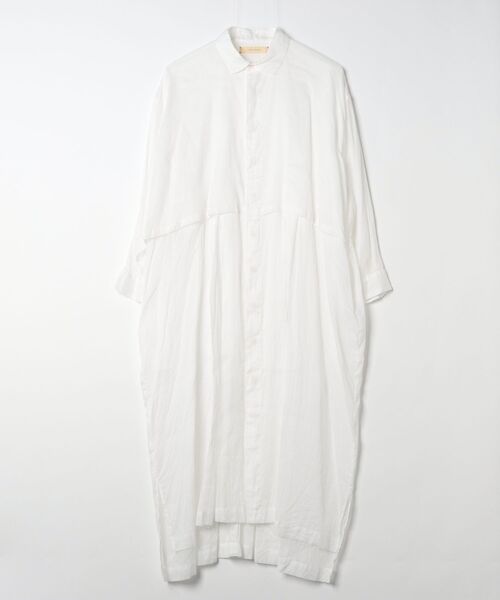 suzuki takayuki(スズキタカユキ)の「shirt coat(シャツ/ブラウス・レディース・ピンク/ホワイト・02/00)」の1枚目の写真