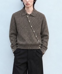 GOAT ESSENCE（ゴートエッセンス）の「別注　CURVED CARDIGAN　MOHAIR（ニット/セーター）」