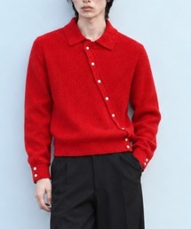 GOAT ESSENCE（ゴートエッセンス）の「別注　CURVED CARDIGAN　MOHAIR（ニット/セーター）」