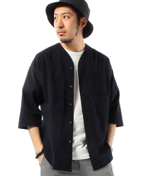 B:MING by BEAMS | ビーミング by ビームス / サッカー5分袖Vカーディガン(シャツ/ブラウス)