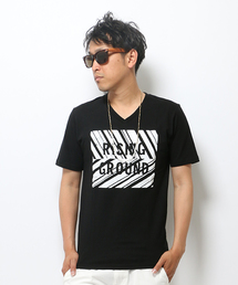 VENCEEXCHANGE | ストライプBOX半袖T       (Tシャツ/カットソー)