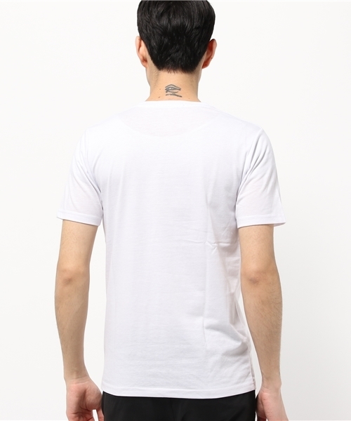 VENCEEXCHANGE（ヴァンスエクスチェンジ）の「ストライプBOX半袖T       （Tシャツ/カットソー・メンズ・オフホワイト/ブラック・LARGE/MEDIUM/SMALL）」の4枚目の写真