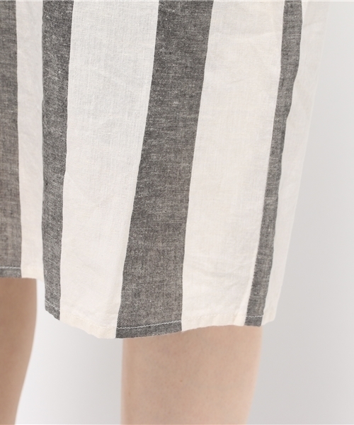 POU DOU DOU（プードゥドゥ）の「綿麻ボイル先染めドルマンワンピース（ワンピース・レディース・グリーン系その他/ブルー系その他/グレー系その他・3）」の13枚目の写真