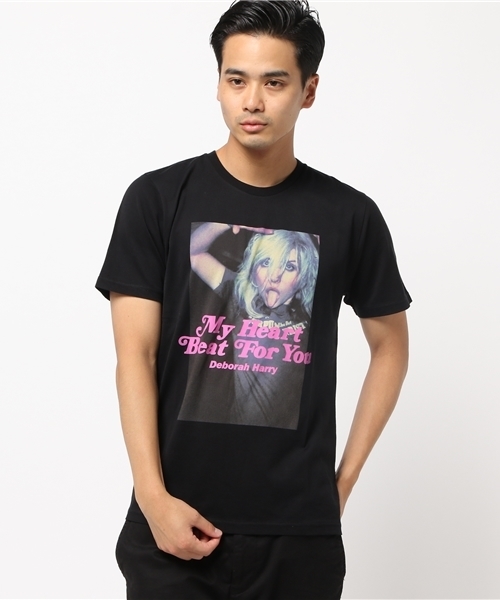 HYSTERIC GLAMOUR（ヒステリックグラマー）の「DH/MY HEART BEAT F．Y． pt T-SH（Tシャツ/カットソー・メンズ・ホワイト/ピンク/ブラック・SMALL/MEDIUM/LARGE/X-LARGE）」の11枚目の写真