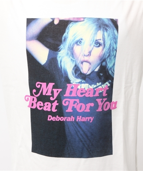 HYSTERIC GLAMOUR（ヒステリックグラマー）の「DH/MY HEART BEAT F．Y． pt T-SH（Tシャツ/カットソー・メンズ・ホワイト/ピンク/ブラック・SMALL/MEDIUM/LARGE/X-LARGE）」の9枚目の写真