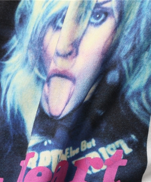 HYSTERIC GLAMOUR（ヒステリックグラマー）の「DH/MY HEART BEAT F．Y． pt T-SH（Tシャツ/カットソー・メンズ・ホワイト/ピンク/ブラック・SMALL/MEDIUM/LARGE/X-LARGE）」の10枚目の写真