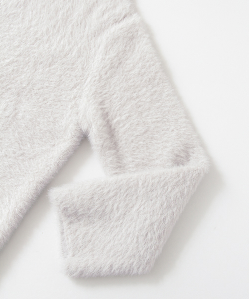 KBF(ケイビーエフ)の「【WEB限定】KBF バッククロスフェザーニット(ニット/セーター・レディース・ライトグレー/ライム/ブルー/アイボリー・ONE)」の22枚目の写真