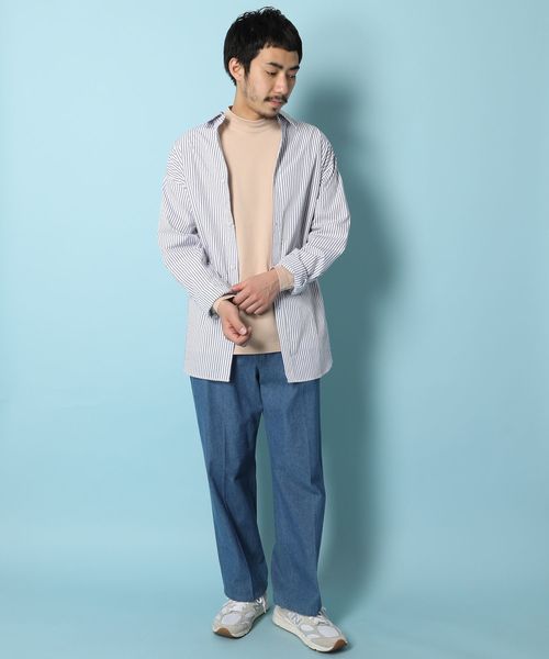 AMERICAN RAG CIE（アメリカンラグシー）の「ライトオンス ワイドデニムパンツ（デニムパンツ・メンズ・ブルー/インディゴブルー・1/2/3）」の7枚目の写真