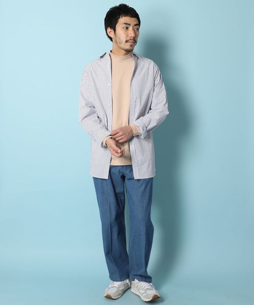 AMERICAN RAG CIE（アメリカンラグシー）の「ライトオンス ワイドデニムパンツ（デニムパンツ・メンズ・ブルー/インディゴブルー・1/2/3）」の10枚目の写真