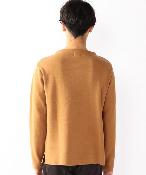 coen（コーエン）の「ミラノリブボートネックニット（ニット/セーター・メンズ・ネイビー/ブラウン・MEDIUM/LARGE/SMALL/X-LARGE）」の14枚目の写真